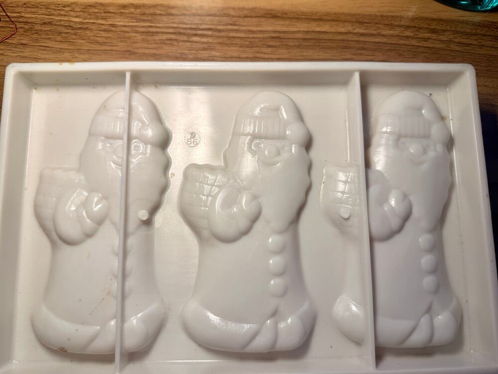 Santa Chocolate Moulds - Polycarbonate by Cacao Barry